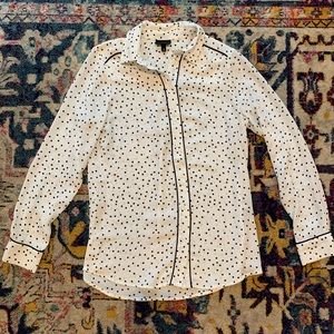 Who What Wear Sheer button up